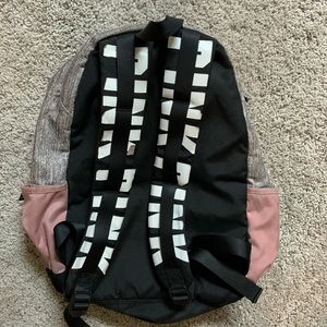 pink backpack